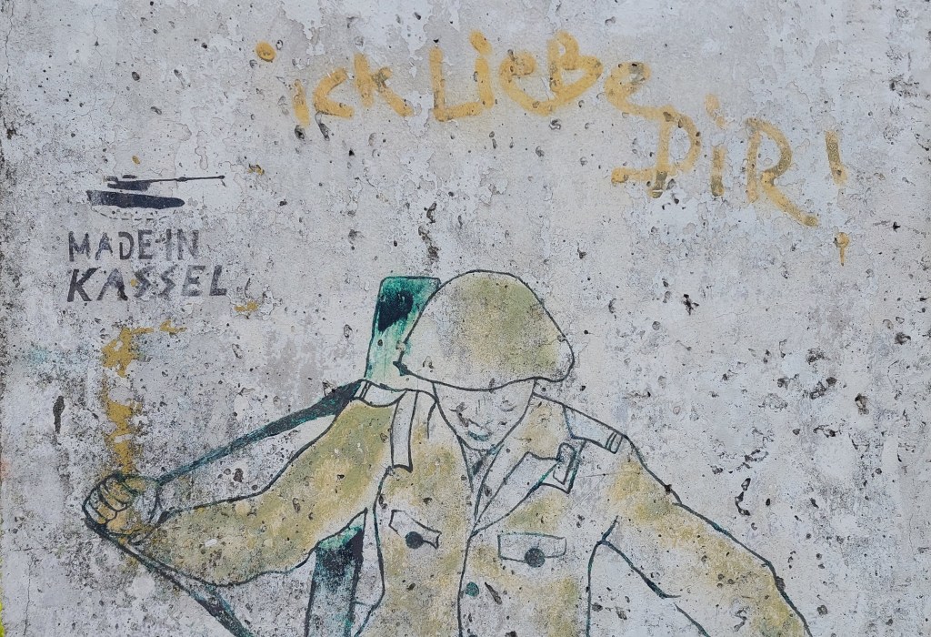 Grafiti with a Panzer Made in Kassel